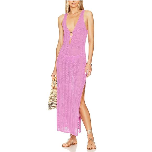 LSpace Dresses & Skirts - Lspace Crochet Rosebud Tricia Size XL Dress